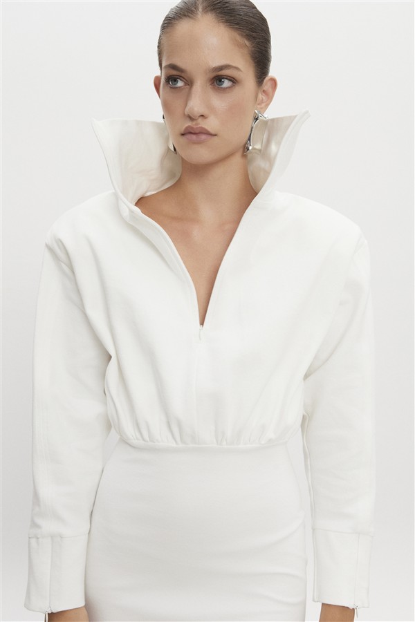 NR DOPE DRESS OFF WHITE
