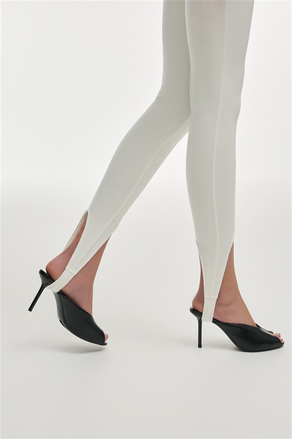 NR FLEUR LEGGINGS WHITE