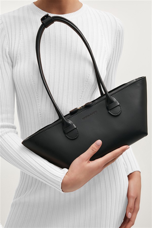 NR GARDENIA LEATHER BAG BLACK