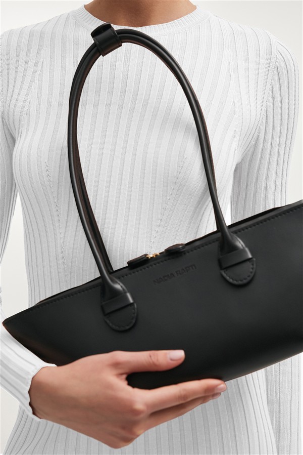 NR GARDENIA LEATHER BAG BLACK