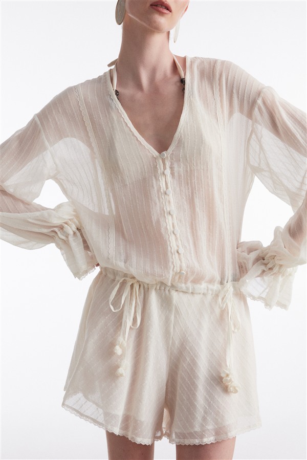 NR HAN PLAYSUIT OFF WHITE