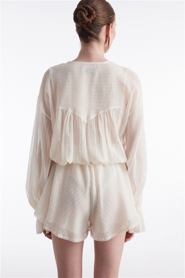 NR HAN PLAYSUIT OFF WHITE