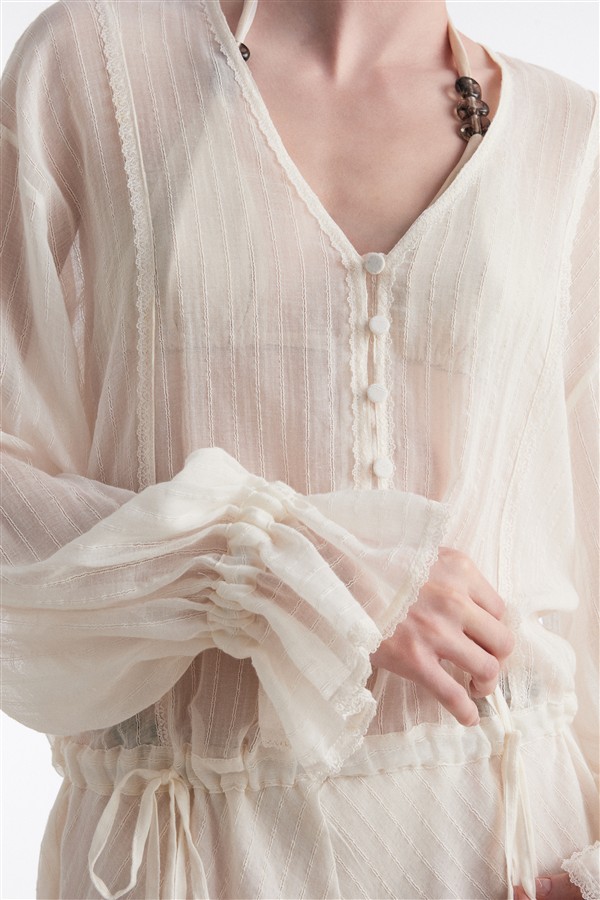 NR HAN PLAYSUIT OFF WHITE