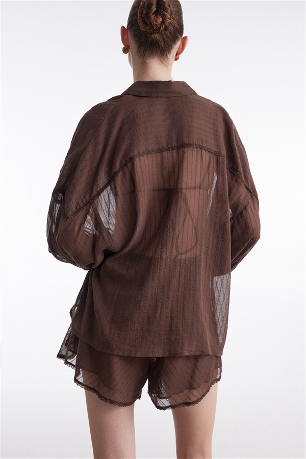 NR HAN SHIRT BROWN