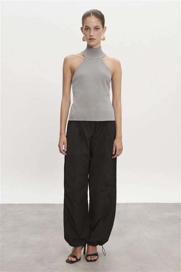 NR HEAVEN KNITTED TOP GREY