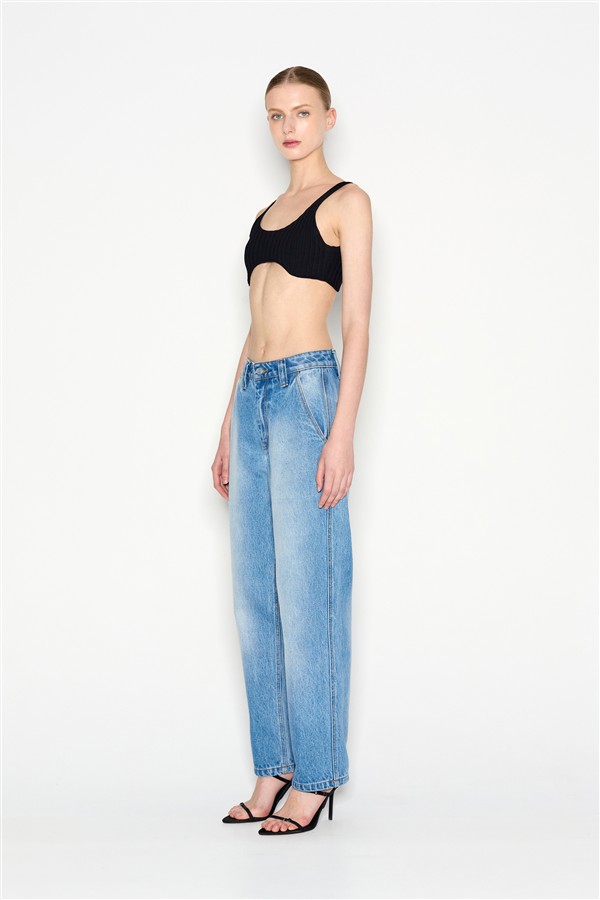 NR HIDDEN GEM KNITTED TOP BLACK