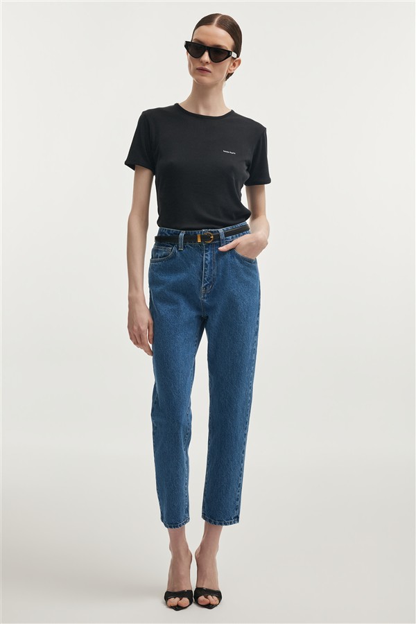 NR INDIGO DENIM TROUSERS BLUE