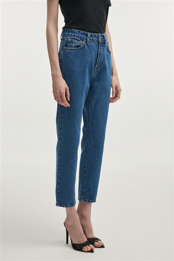 NR INDIGO DENIM TROUSERS BLUE