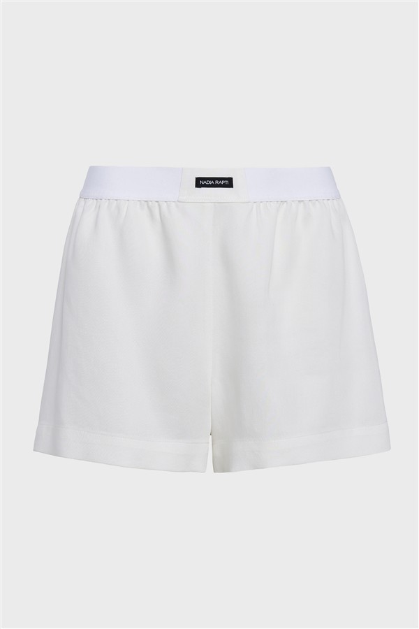 NR LETICIA SHORTS WHITE
