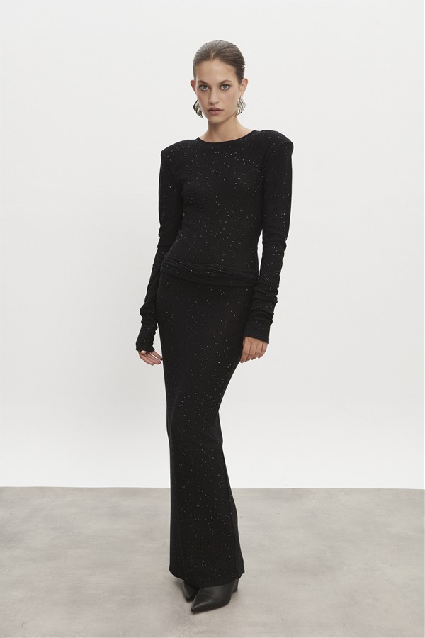NR MAGNETIC KNITTED BODYSUIT BLACK