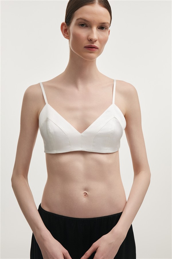 NR NAIA BRALETTE TOP WHITE