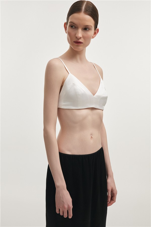 NR NAIA BRALETTE TOP WHITE