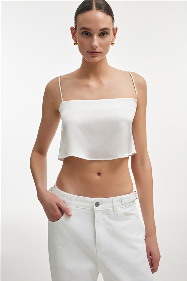 NR NAIA CROP TOP WHITE
