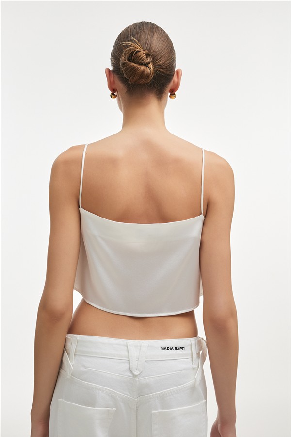 NR NAIA CROP TOP WHITE