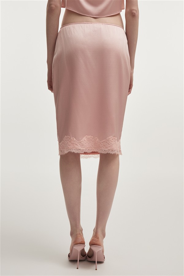 NR NAIA MIDI SKIRT PINK