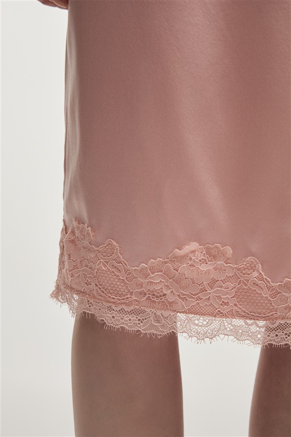 NR NAIA MIDI SKIRT PINK