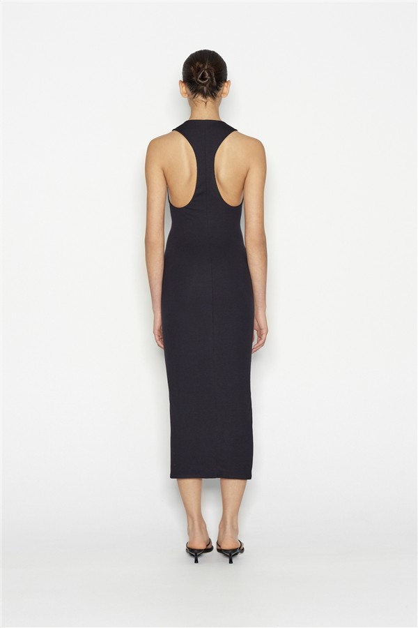 NR OASIS MIDI DRESS BLACK