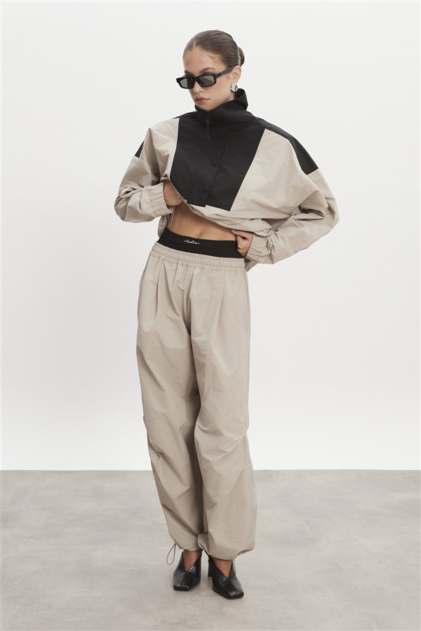 NR PAOLO TRACKPANTS M/W GREIGE