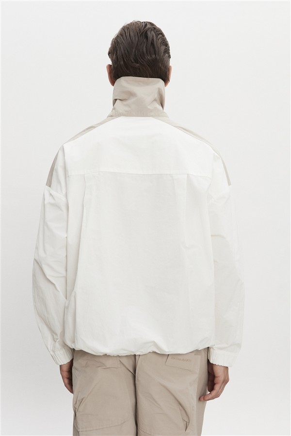 NR PAOLO WIND ANORAK MAN WHITE-GREIGE