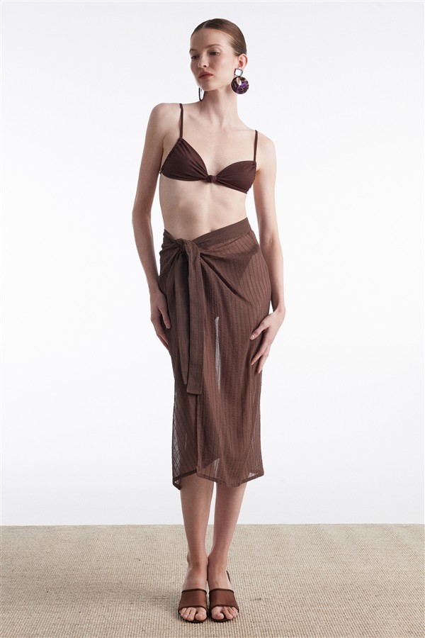 NR PAREO HAN SARONG BROWN