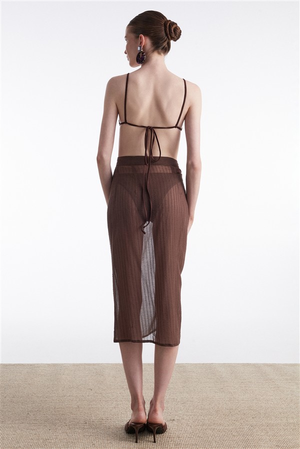 NR PAREO HAN SARONG BROWN