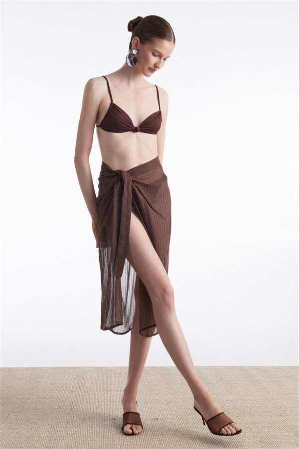 NR PAREO HAN SARONG BROWN