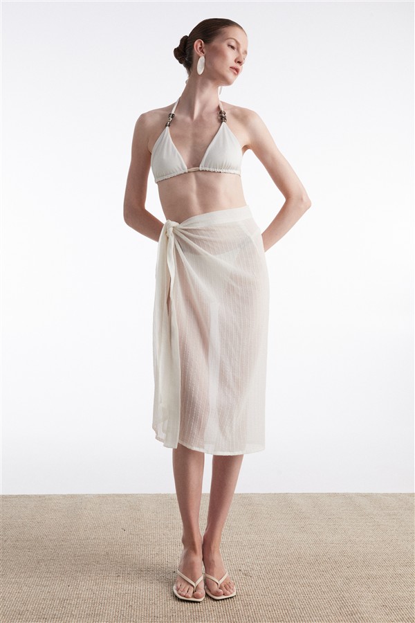 NR PAREO HAN SARONG OFF WHITE