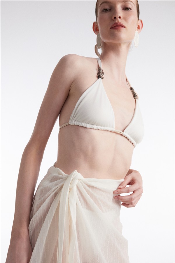 NR PAREO HAN SARONG OFF WHITE