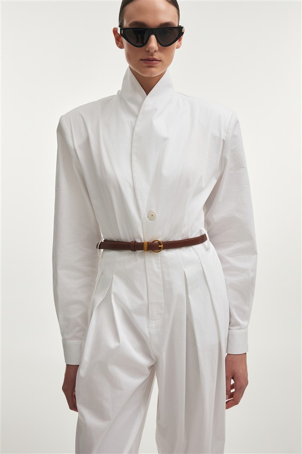 NR ROCKY LEATHER BELT TERRACOTTA BROWN