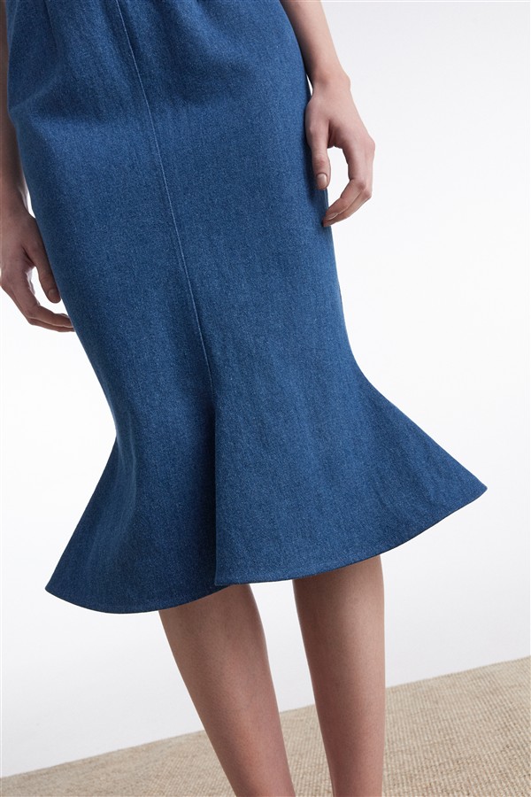 NR SALTWATER DENIM DRESS BLUE
