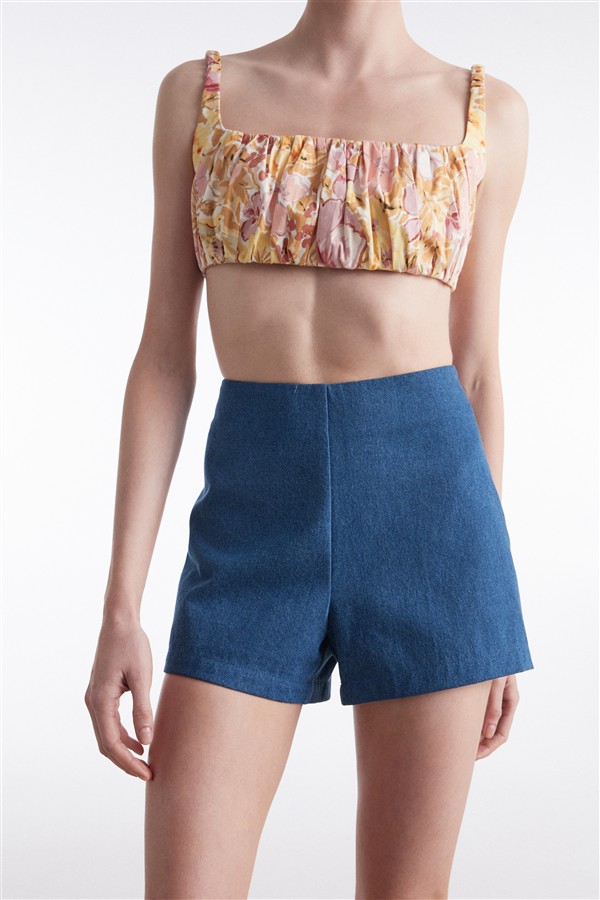 NR SALTWATER DENIM SHORTS BLUE