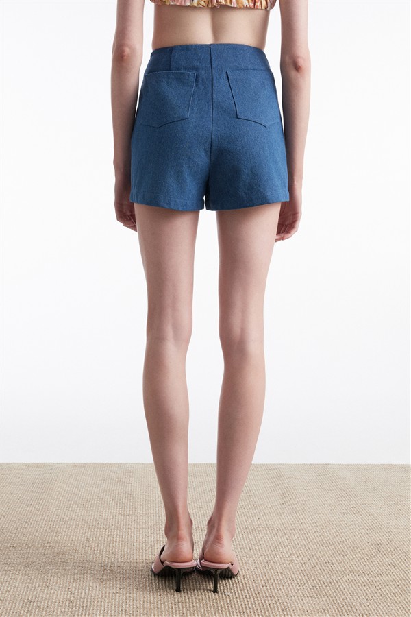 NR SALTWATER DENIM SHORTS BLUE