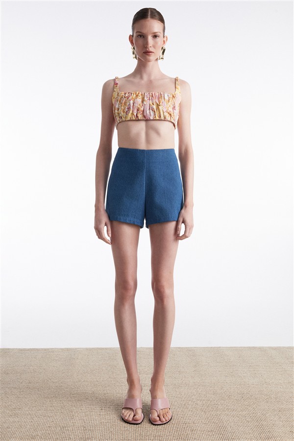 NR SALTWATER DENIM SHORTS BLUE