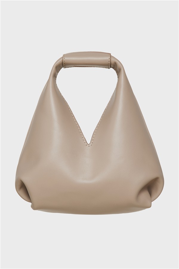 NR SIENA LEATHER BAG GREIGE