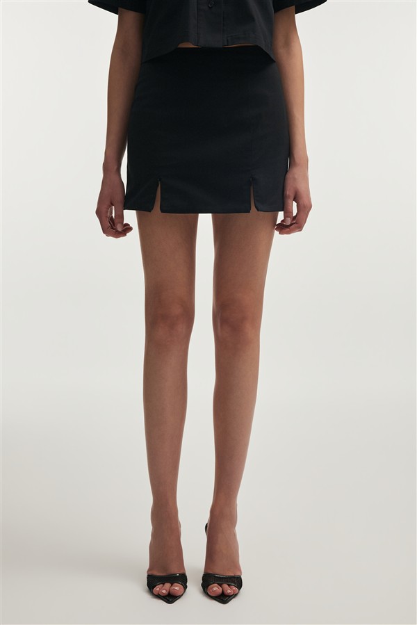 NR STILL LIFE MINI SKIRT BLACK