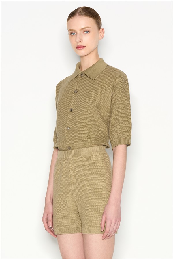 NR SUNFLARE KNITTED SHORTS KHAKI