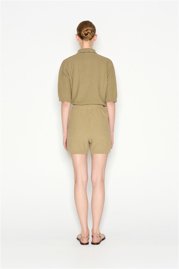 NR SUNFLARE KNITTED SHORTS KHAKI