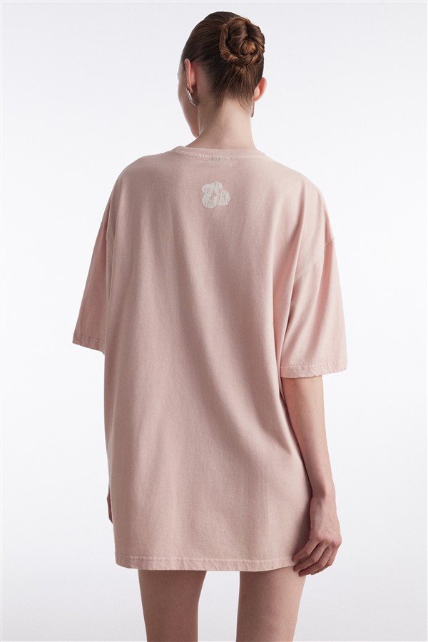 NR T-SHIRT FLOWER BLOOM M/W PINK