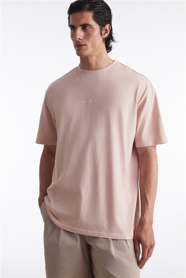 NR T-SHIRT FLOWER BLOOM M/W PINK