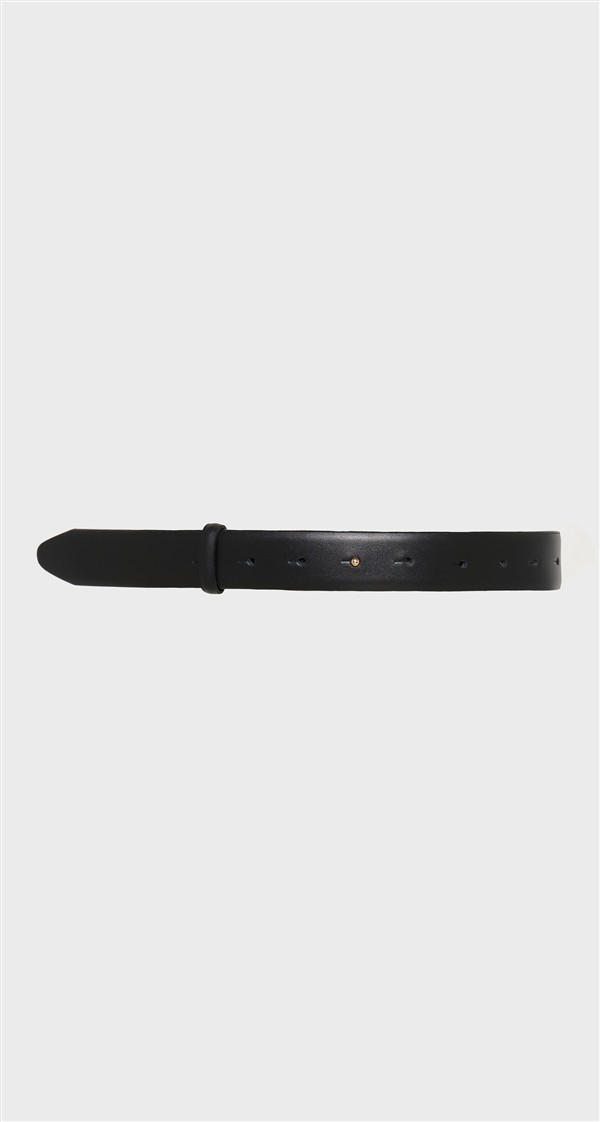 NR THEA LEATHER BELT BLACK