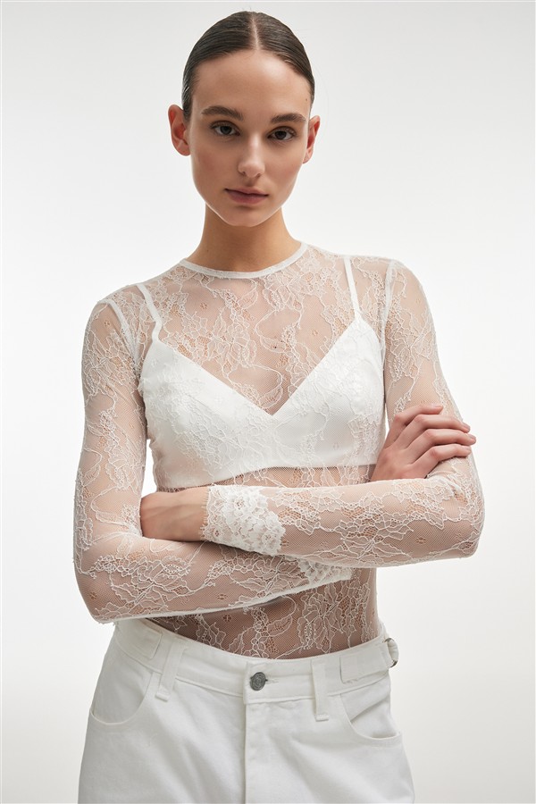 NR VEIL BODYSUIT WHITE