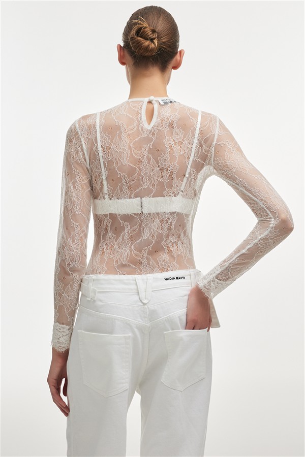 NR VEIL BODYSUIT WHITE