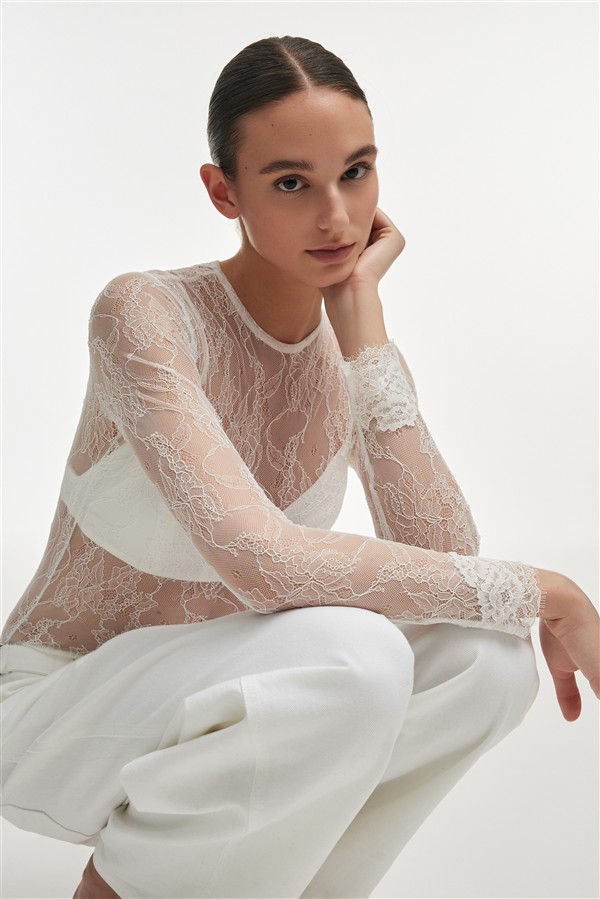 NR VEIL BODYSUIT WHITE