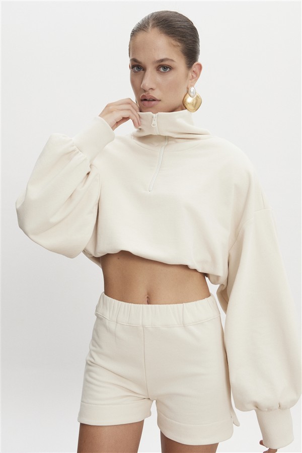 NR ZEN BLOUSE ECRU