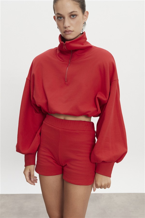 NR ZEN BLOUSE RED