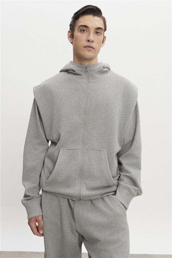 NR ZEN JACKET MAN GREY-MELANGE