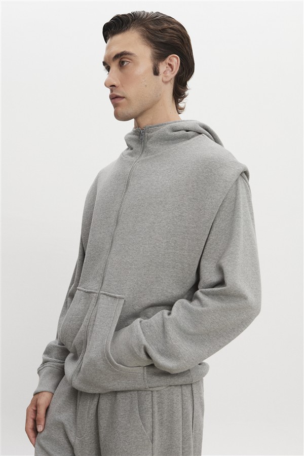 NR ZEN JACKET MAN GREY-MELANGE