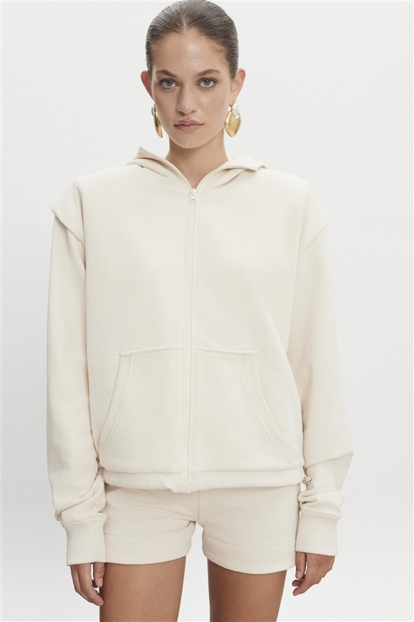 NR ZEN JACKET WOMAN ECRU