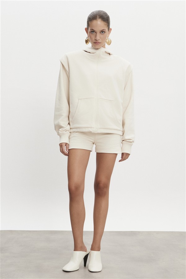 NR ZEN JACKET WOMAN ECRU