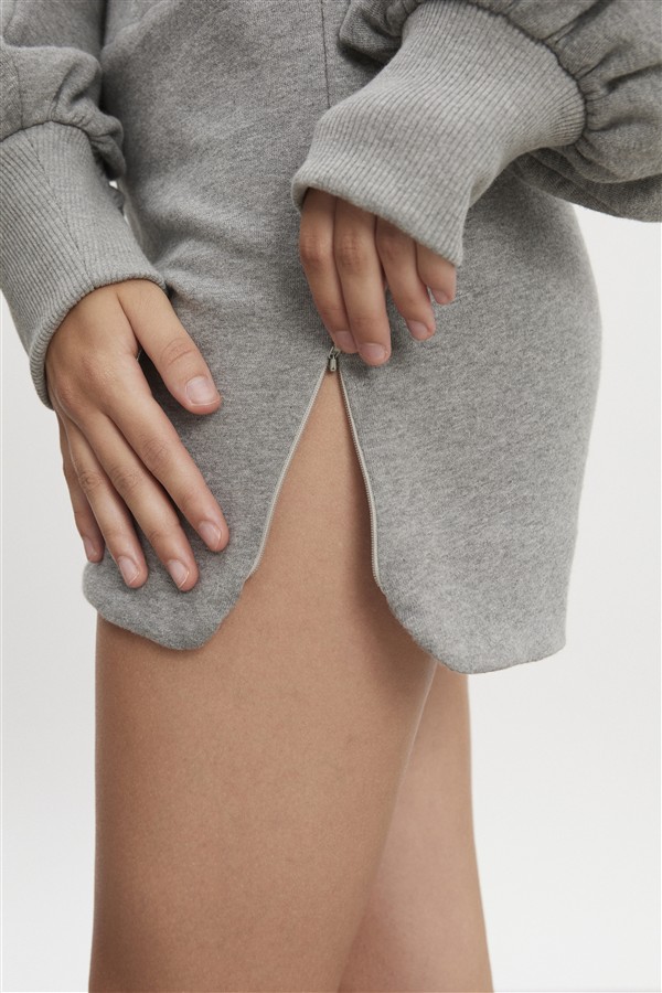 NR ZEN SHORTS GREY-MELANGE